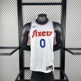 Philadelphia 76ers   City Edition #0 MAXEY NBA Jerseys  2025