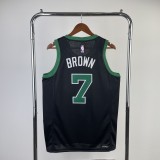 Boston Celtics Black #7 BROWN 1:1 Quality NBA Jerseys  2023