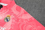Real Madrid Training  Tracksuit Pink Black  (Kids And Man )  1:1  25-26