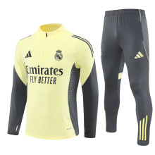 Real Madrid Training  Tracksuit Yollow (Kids And Man )  1:1  25-26