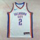 Oklahoma City Thunder  kids  White #2 GILGEOUS- ALEXANDER 1:1 Quality NBA Jerseys