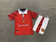 Retro Manchester United home Kids  1996-1998