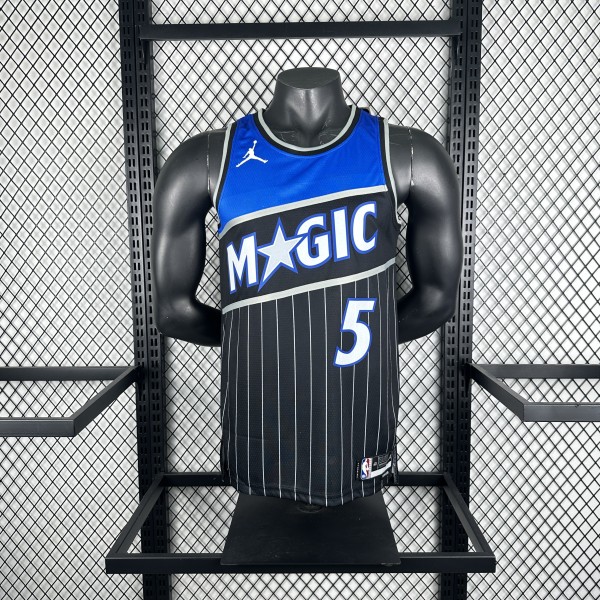 Orlando Magic Black Blue #5 BANCHERO 1:1 Quality NBA  Season Jerseys 2026