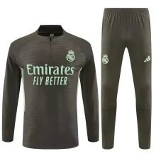 Real Madrid  Player Training  Tracksuit khaki (Kids And Man )  1:1  25-26