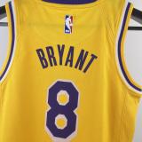 Los Angeles Lakers kids  Kobe  #8 BRYANT  Yollow NBA Jerseys