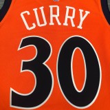 Golden State Warriors Orange Rookie #30 CURRY 1:1 Quality NBA Season Jerseys