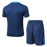 Nike Sets  Blue 1:1 Quality Soccer Jersey  25-26