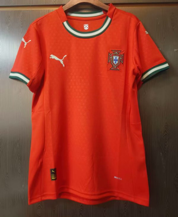 Portugal  home Women Fans  1:1 Quality Soccer Jersey   25-26