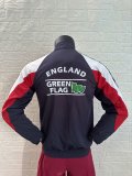 Retro England black  Jacket  Tracksuit  1:1 Quality Soccer Jersey  1998