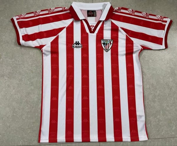 Retro Athletic Bilbao  home fans 1:1 Quality Soccer Jersey   1995-1997