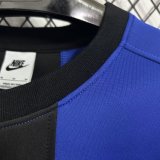 inter Hoodie Blue Black  Jacket  Tracksuit  1:1 Quality Soccer Jersey  25-26