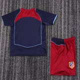 Retro Atletico Madrid away Kids 1:1 Quality Soccer Jersey  2004-2005