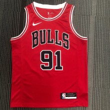 Chicago Bulls Red #91 RODMAN 1:1 Quality NBA  Season Jerseys
