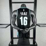 Portland Trail Blazers City Edition Black  #16  YANG NBA Jerseys 2026