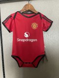 Manchester United Home  Baby 1:1 Quality Soccer Jersey   25-26