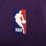 Los Angeles Lakers Kobe  #24 BRYANT Purple V-neck  NBA Jerseys  2008-2009