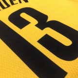 Brooklyn Nets Commemorate Edition Yellow #13 HARDEN  1:1 Quality NBA  Season Jerseys 2020