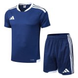 Adidas Clover Sets  Blue 1:1 Quality Soccer Jersey  25-26