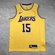 Los Angeles Lakers Kids Yollow #15  REAVES  1:1 Quality NBA Jerseys