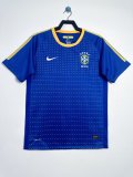Retro Brazil Away  1:1 Quality Soccer Jersey  2010