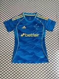 Cruzeiro Third Away Women  Fans 1:1 Quality Soccer Jersey   25-26