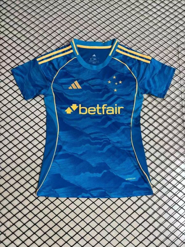 Cruzeiro Third Away Women  Fans 1:1 Quality Soccer Jersey   25-26