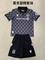 Wrexham away kids  1:1 Quality Soccer Jersey   24-25
