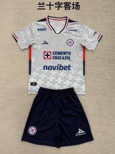 Cruz Azul Away Kids   1:1 Quality Soccer Jersey 25-26