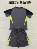 Austin FC goalkeeper dark gray kids  1:1 Quality Soccer Jersey   25-26