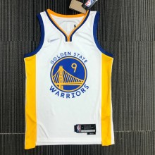 Golden State Warriors White V-Neck #9 IGUODALA 1:1 Quality NBA Season Jerseys  75 Year