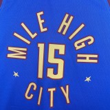 Denver Nuggets Blue #15 JOKIC 1:1 Quality NBA  Season Jerseys 2023