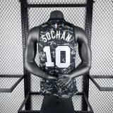 San Antonio Spurs camouflage #10 SOCHAN 1:1 Quality NBA  Season Jerseys