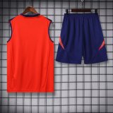 Spain Training clothing Vest set 1:1 Quality Soccer Jersey    24-25