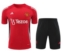 Manchester United Training clothing set 1:1 Quality Soccer Jersey   24-25
