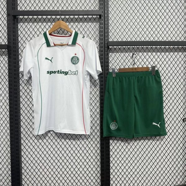 Palmeiras Away Fans  With Pants Sets 1:1 Quality Soccer Jersey   26-27 (有广告)