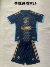 Philadelphia Union  home  kids   1:1 Quality Soccer Jersey  24-25