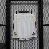 Real Madrid Home Pants  Player  Shorts  1:1 Quality Soccer Jersey   25-26