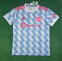 Retro Manchester United  away  Fans 1:1 Quality Soccer Jersey  2021-2022