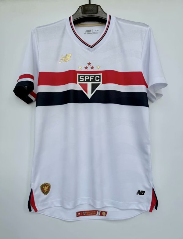 Sao Paulo home fans 1:1 Quality Soccer Jersey  25-26