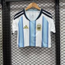 Argentina Home Women Cheerleading Team  Fans 1:1 Quality Soccer Jersey 26-27（2026）