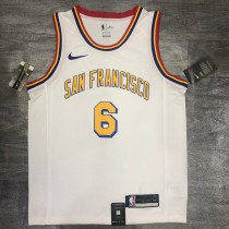 Golden State Warriors White San Francisco #6 YOUNG 1:1 Quality NBA Season Jerseys