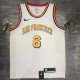 Golden State Warriors White San Francisco #6 YOUNG 1:1 Quality NBA Season Jerseys