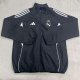 Real Madrid  Windbreaker  Black 1:1 Quality Soccer Jersey  25-26