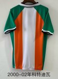 Retro Cote dIvoire home fans 1:1 Quality Soccer Jersey  2000-2002