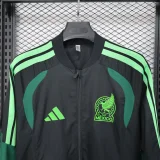 Mexico  Windbreaker  Black 1:1 Quality Soccer Jersey  25-26