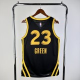 Golden State Warriors BLACK City Edition #23 GREEN 1:1 Quality NBA Season Jerseys 2024