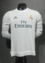 Retro Real madrid Home player long   1:1 Quality Soccer Jersey    2015-2016