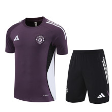 Manchester United Training  Fans Kits  1:1 Quality Soccer Jersey 25-26 (Kids And Man )