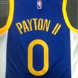 Golden State Warriors Blue #0 PAYTON II 1:1 Quality NBA Season Jerseys 75 Year
