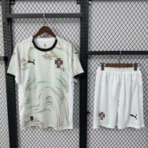 Portugal  Away With Pants Sets Fans 1:1 Quality Soccer Jersey  25-26